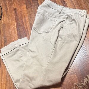 d.jeans High Waist Ankle Tan Chinos size 12